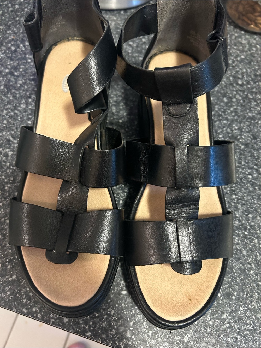 Dr scholls Black Comfort Sandals